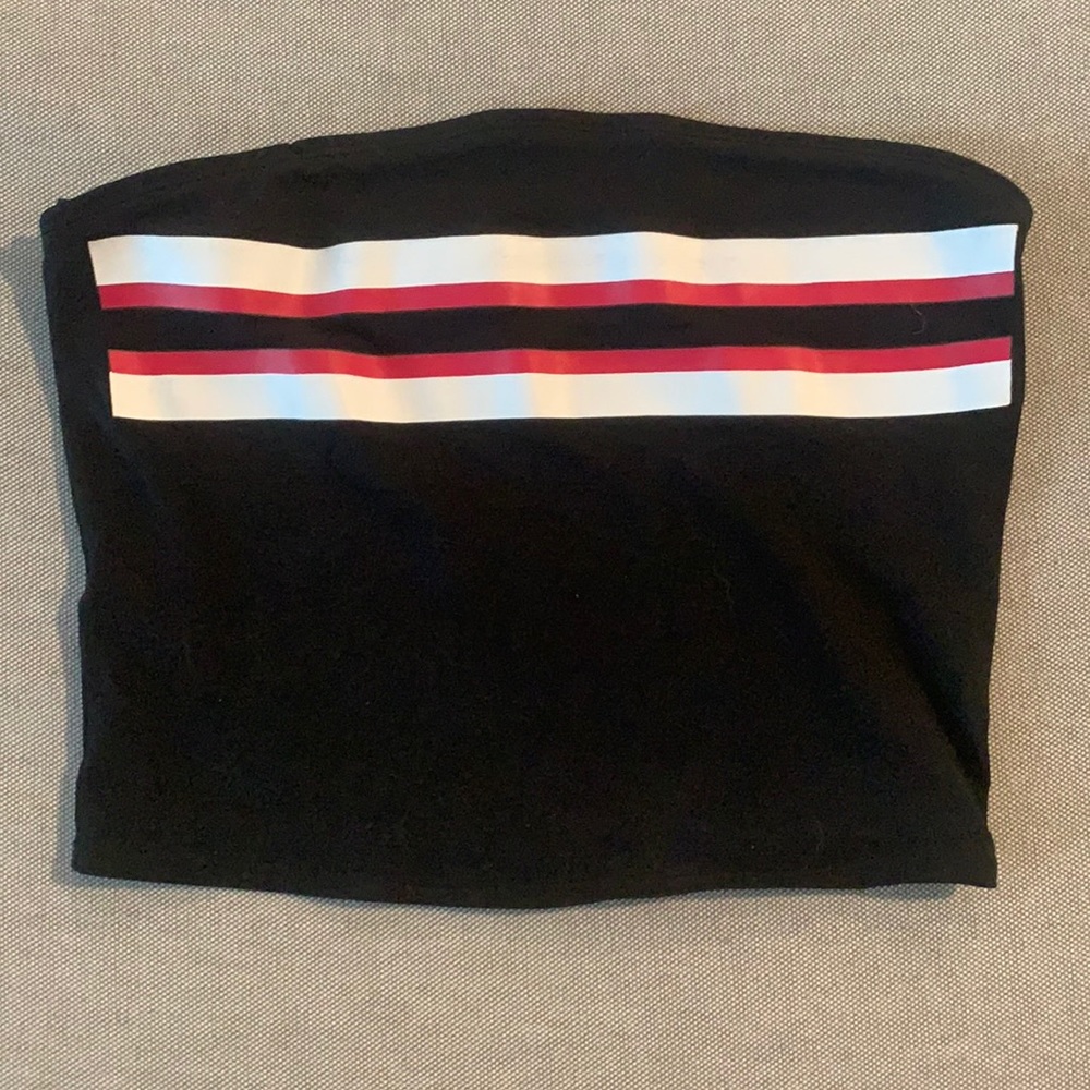 Unlined tube crop top